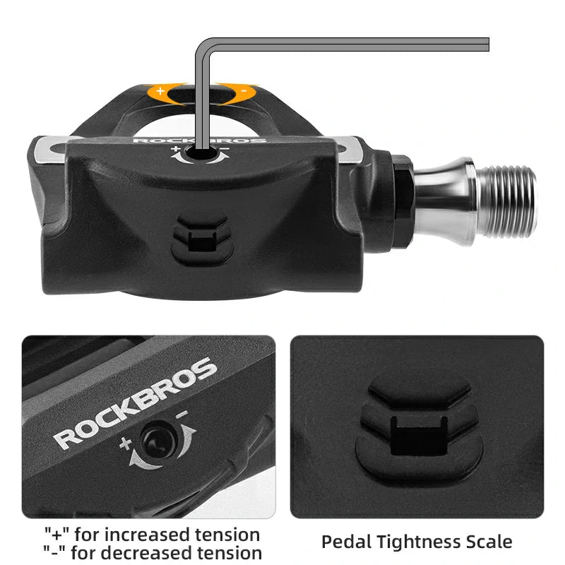 Load image into Gallery viewer, Carbon Fiber SPD Clipless Pedals for Road Bikes 9/16'' - Arvada Triathlon Company
