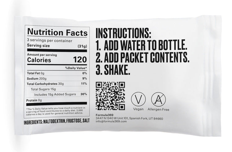 Sample Packet (90g)- Formula 369 - Arvada Triathlon Company