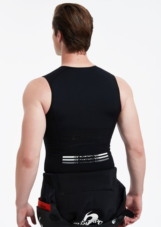 Quokka Men's Thermal Titanium Full-Zip Swimrun Vest