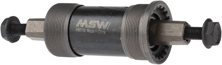 MSW ST100 Bottom Bracket - English, 68 x 127.5mm, Square Taper JIS - Arvada Triathlon Company