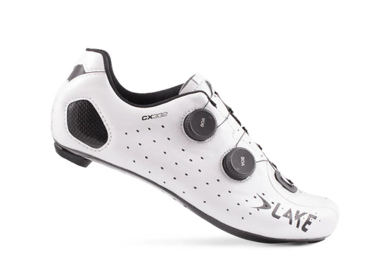 Lake CX332-XX; 45 Extra Wide, White - Arvada Triathlon Company