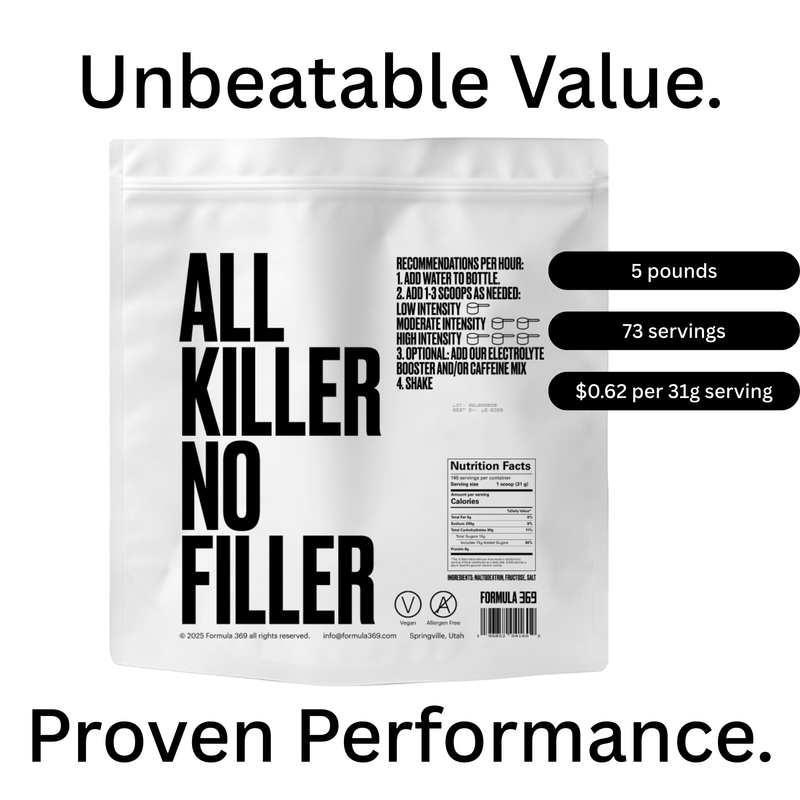 Load image into Gallery viewer, 5 pounds, 73 servings - Formula 369 Endurance Fuel Drink Mix - Arvada Triathlon Company
