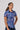 Touring Tech Button Cycling Shirt (Levi Blue) - Women's - Arvada Triathlon Company
