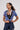 Touring Tech Button Cycling Shirt (Levi Blue) - Women's - Arvada Triathlon Company
