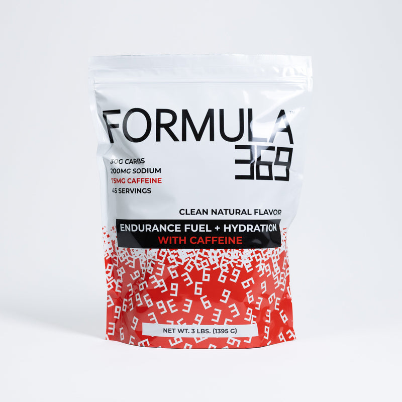 Load image into Gallery viewer, Formula 369 with CAFFEINE - 3 pound 45 servings - Arvada Triathlon Company
