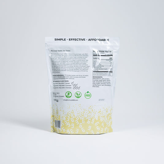 Formula 369 Recovery Booster - Vegan 3:1 carb to protein drink mix - Arvada Triathlon Company