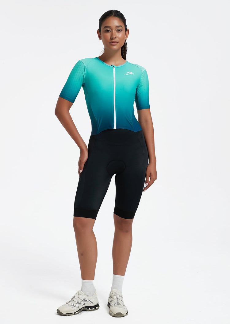 Fusion R2 Women's Aero Short Sleeve Tri Suit - Arvada Triathlon Company
