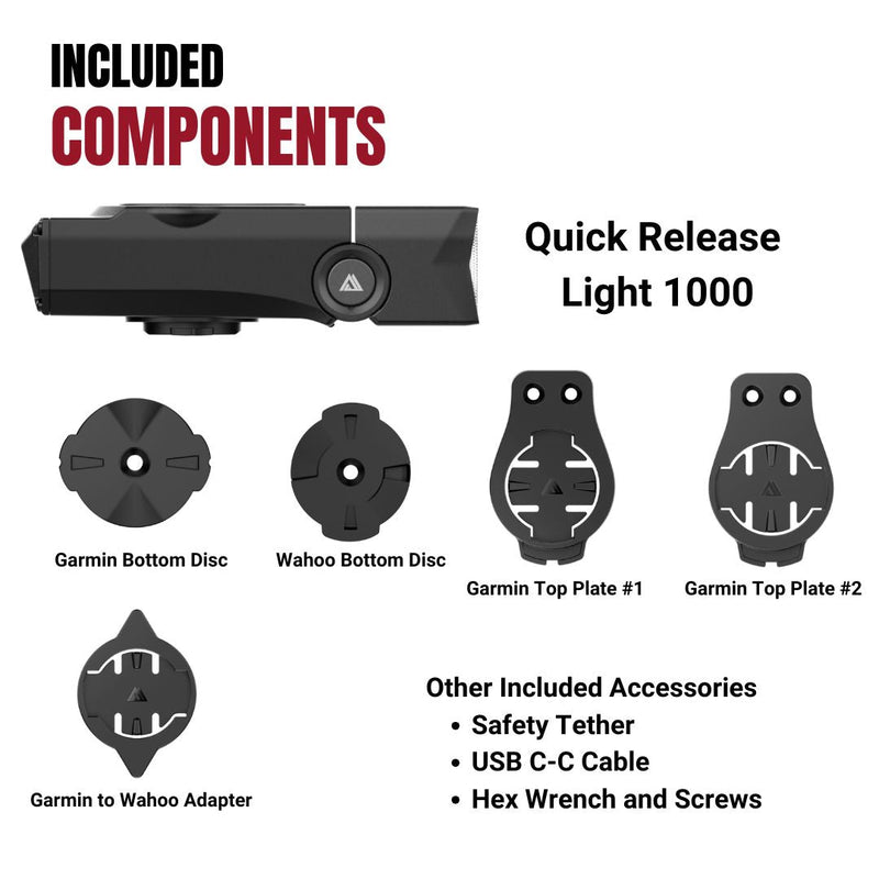 Load image into Gallery viewer, Quick Release Light 1000 - Arvada Triathlon Company
