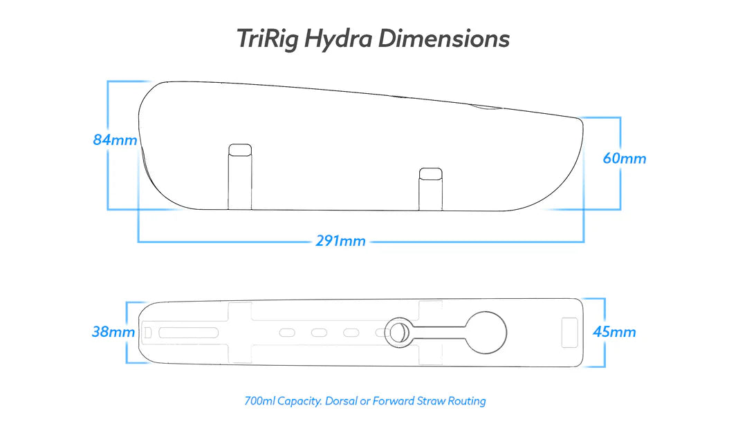 Hydra Bottle Translucent White - Arvada Triathlon Company