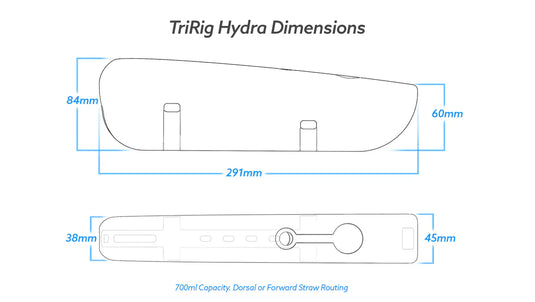 Hydra Bottle Translucent White - Arvada Triathlon Company