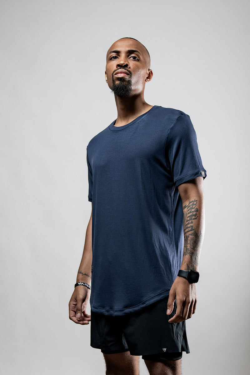 Load image into Gallery viewer, Men's Everyday Terra Tee (Deepline Blue) - Arvada Triathlon Company
