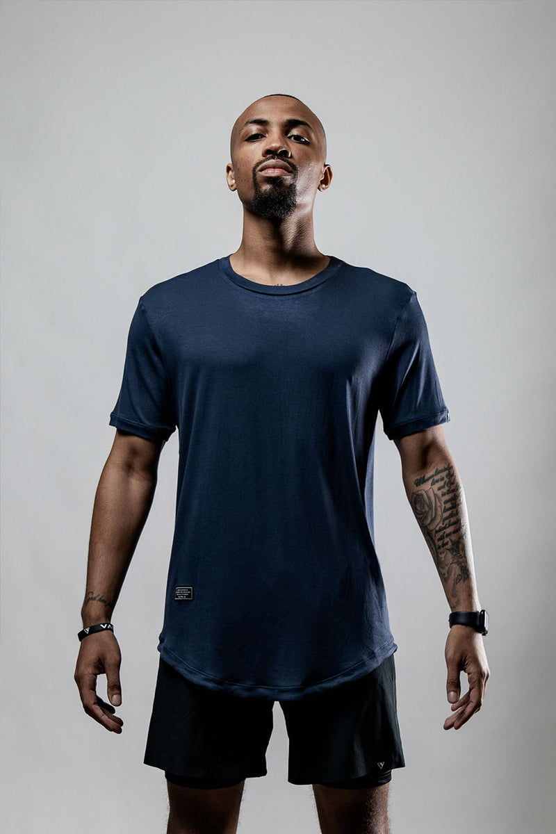 Load image into Gallery viewer, Men's Everyday Terra Tee (Deepline Blue) - Arvada Triathlon Company
