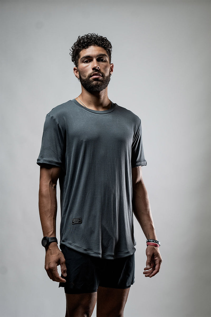 Load image into Gallery viewer, Men's Everyday Terra Tee (Onyx Drift) - Arvada Triathlon Company
