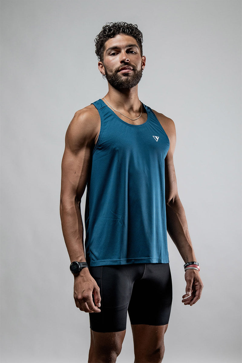 Load image into Gallery viewer, Men's Velocity ½ Length Run Tights - Arvada Triathlon Company
