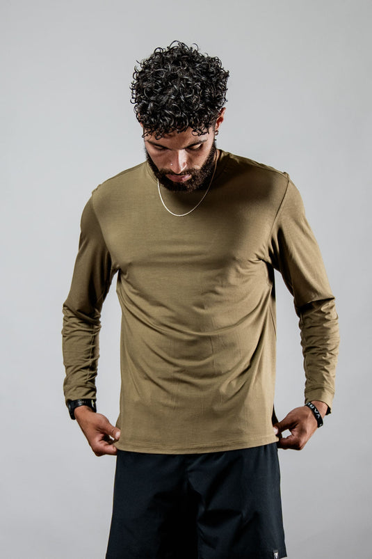Men's Terra Recovery Field Shirt (Timber) - Arvada Triathlon Company