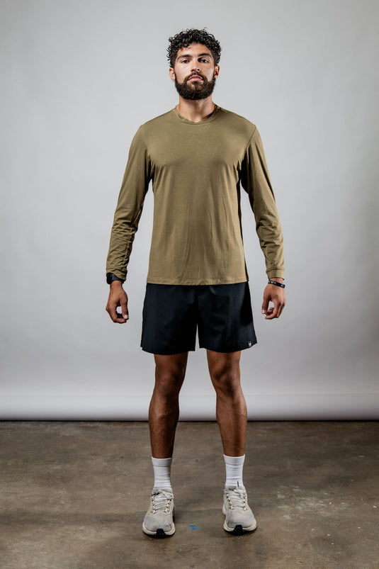Men's Terra Recovery Field Shirt (Timber) - Arvada Triathlon Company