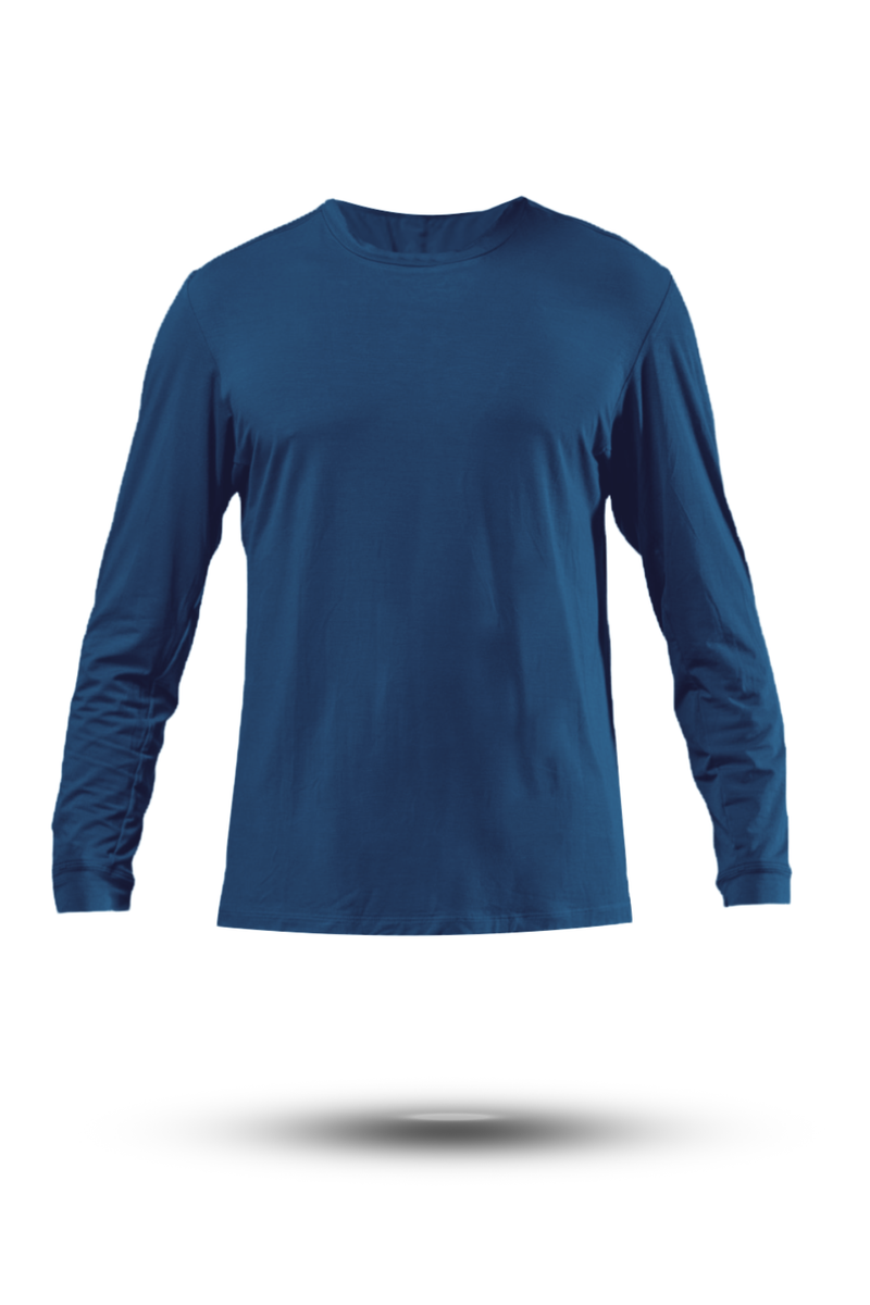 Load image into Gallery viewer, Men's Terra Recovery Field Shirt (Deepline Blue) - Arvada Triathlon Company
