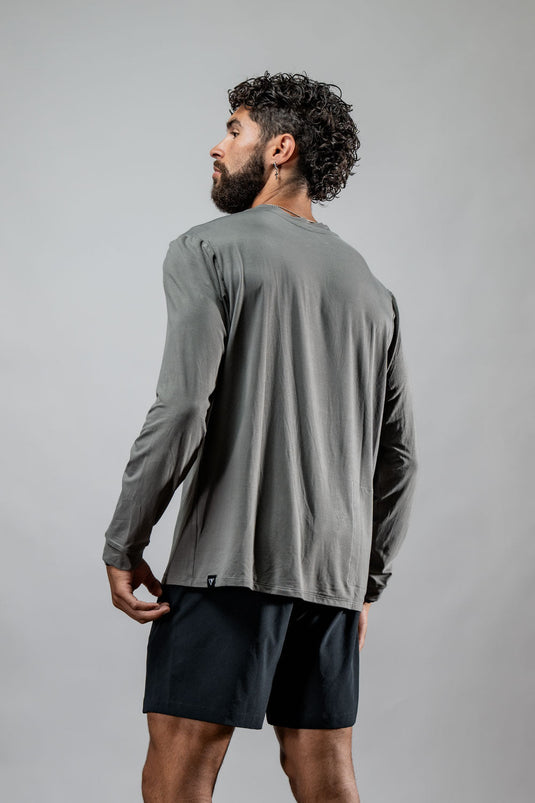 Men's Terra Recovery Field Shirt (Stone Gray) - Arvada Triathlon Company
