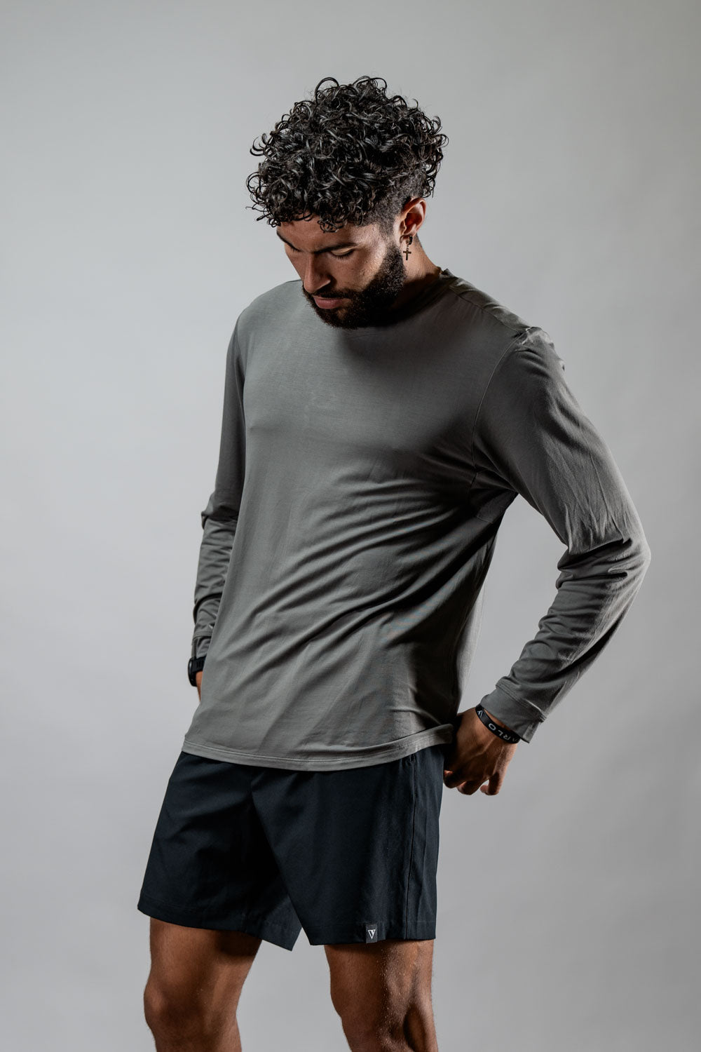 Men's Terra Recovery Field Shirt (Stone Gray) - Arvada Triathlon Company