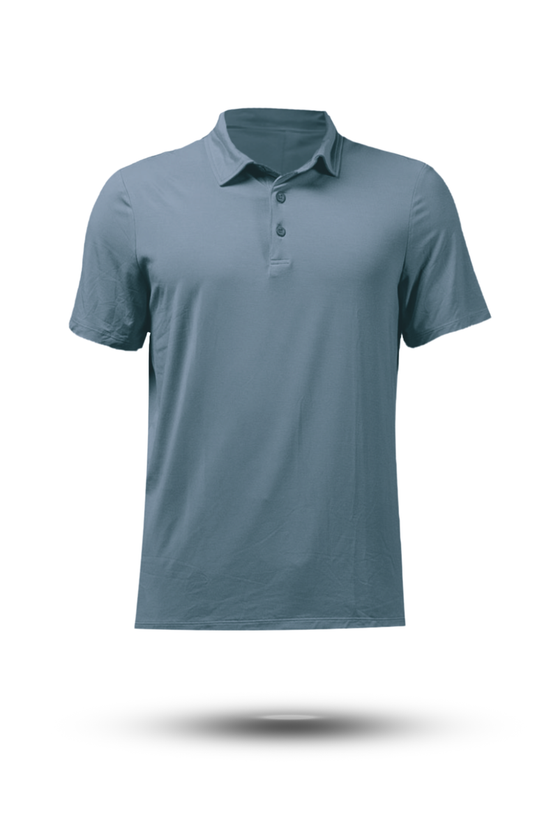 Load image into Gallery viewer, Men's Terra Recovery Polo (Ash Gray) - Arvada Triathlon Company
