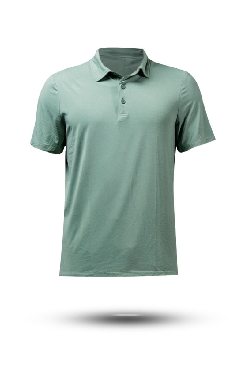 Load image into Gallery viewer, Men's Terra Recovery Polo (Low Light Olive) - Arvada Triathlon Company

