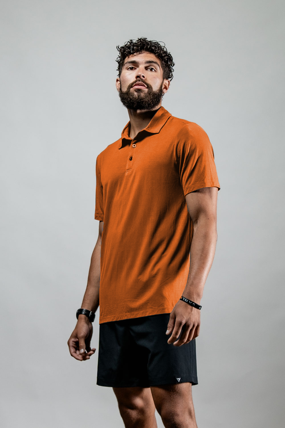 Men's Terra Recovery Polo (Sunfire Clay) - Arvada Triathlon Company