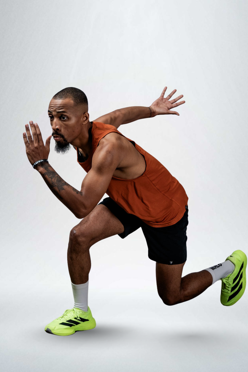 Load image into Gallery viewer, Men's Terra Recovery Tank (Sunfire Clay) - Arvada Triathlon Company
