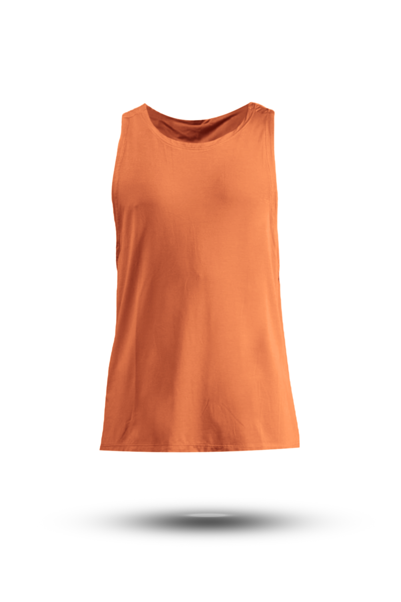 Load image into Gallery viewer, Men's Terra Recovery Tank (Sunfire Clay) - Arvada Triathlon Company
