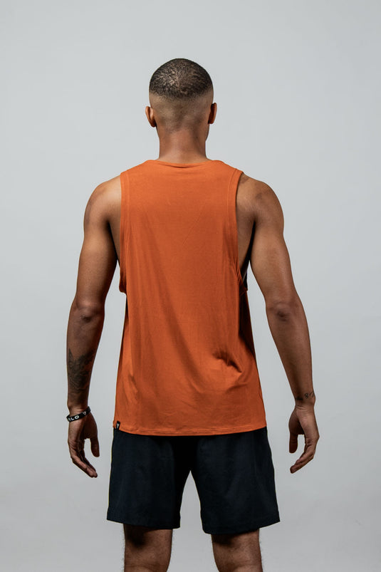 Men's Terra Recovery Tank (Sunfire Clay) - Arvada Triathlon Company
