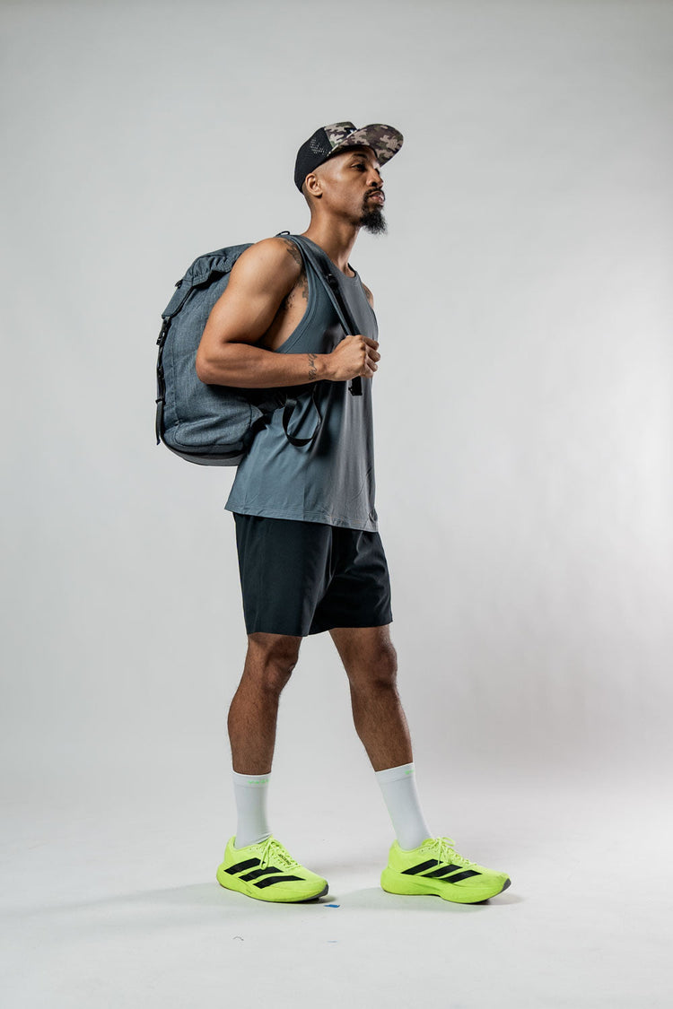 Men's Terra Recovery Tank (Ash Gray) - Arvada Triathlon Company