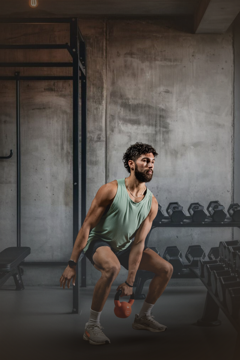 Load image into Gallery viewer, Men's Terra Recovery Tank (Low Light Olive) - Arvada Triathlon Company
