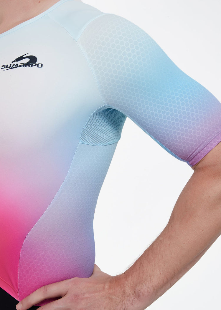 Mirage Men's Aero Short Sleeve Tri Suit - Arvada Triathlon Company