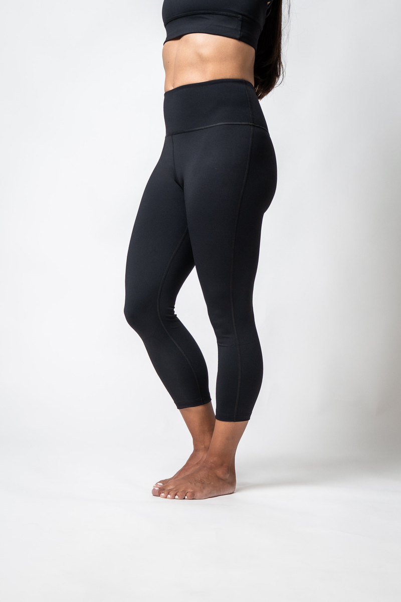 Load image into Gallery viewer, SOHO Women's 3/4 Technical Tight (Black) - Arvada Triathlon Company
