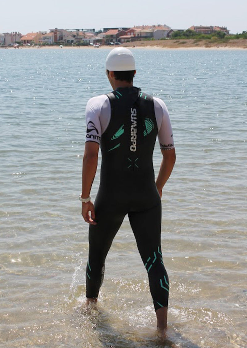 Load image into Gallery viewer, Nova Men's Sleeveless Eco Open Water Swimming Wetsuit
