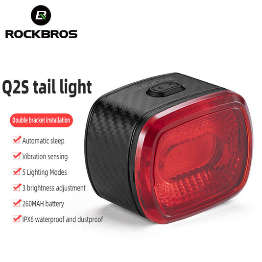 Q2S Tail Light Brake Sense USB-C - Arvada Triathlon Company