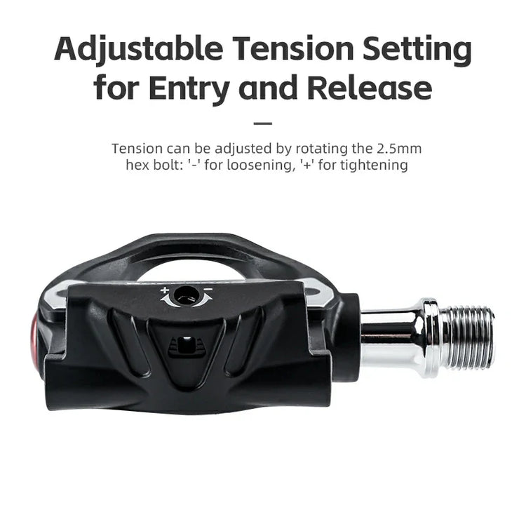 Road MTB Lightweight Clipless Bicycle Pedals 9/16'' with SPD-SL System - Arvada Triathlon Company