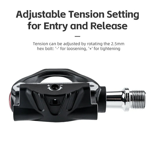 Road MTB Lightweight Clipless Bicycle Pedals 9/16'' with SPD-SL System - Arvada Triathlon Company