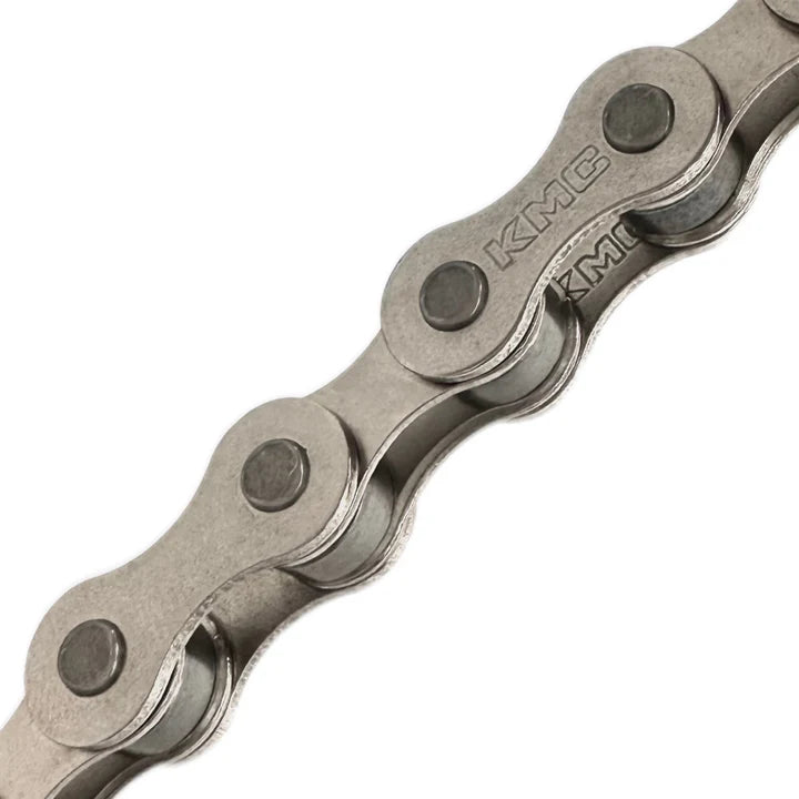 KMC S1 Chain - Single Speed 1/2" x 1/8", 112 Links, Silver - Arvada Triathlon Company