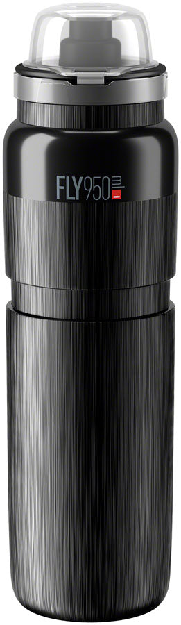 Elite Fly MTB Water Bottle - 950ml, Tex Black - Arvada Triathlon Company