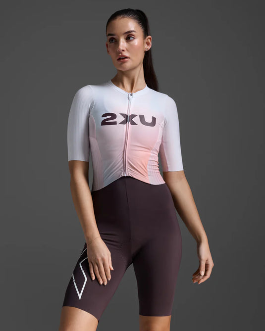 2XU Women's Light Speed React Sleeved Trisuit - Arvada Triathlon Company