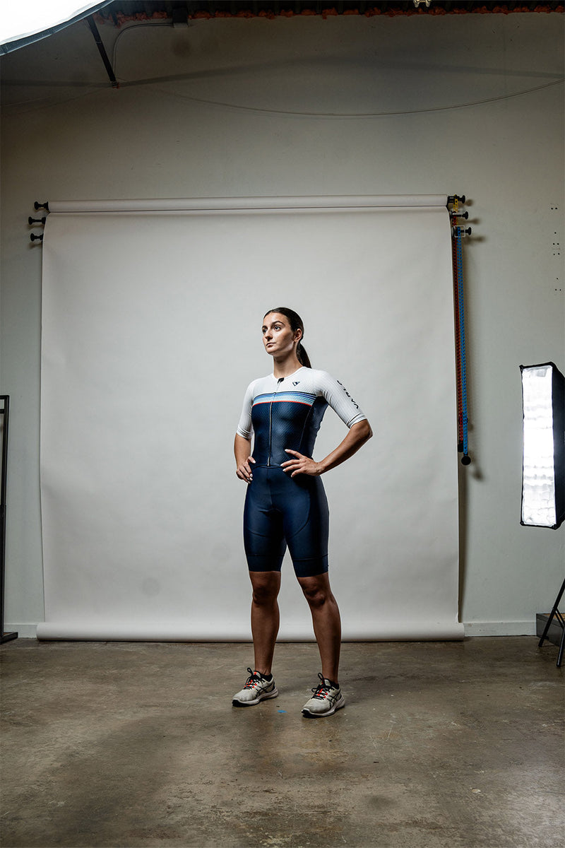 Load image into Gallery viewer, Women's Heritage Mezza Triathlon Suit - Arvada Triathlon Company
