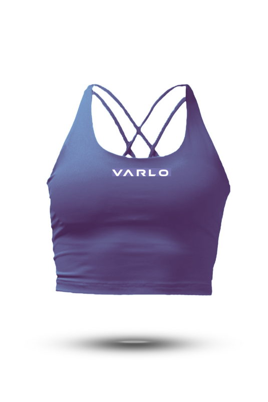 Women's SOHO Cross Back Crop Tank (Lilac Mist) - Arvada Triathlon Company