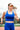 Women's SOHO Cross Back Crop Tank (Neo Blue) - Arvada Triathlon Company