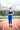 Women's SOHO Cross Back Crop Tank (Neo Blue) - Arvada Triathlon Company