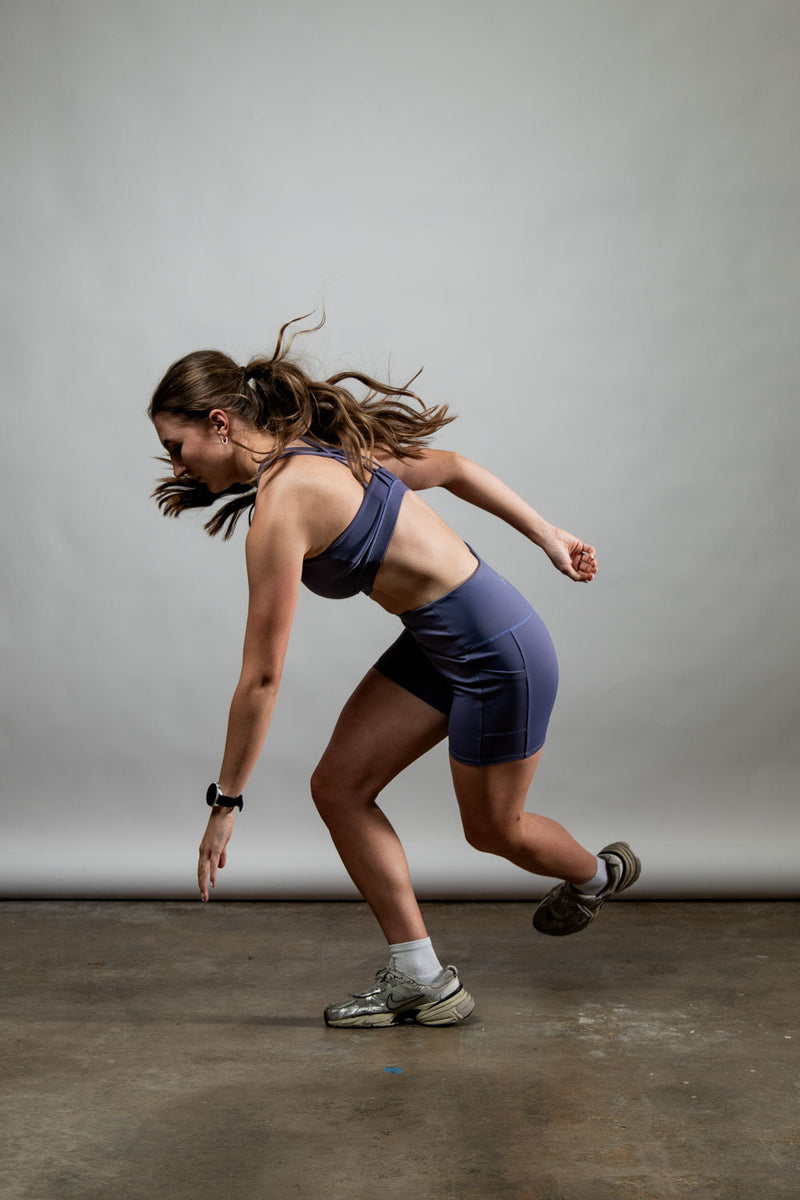 Load image into Gallery viewer, Women's SOHO Cross Back Sports Bra (Lilac Mist) - Arvada Triathlon Company
