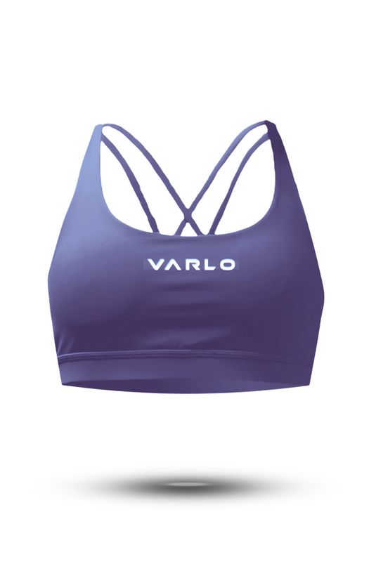 Women's SOHO Cross Back Sports Bra (Lilac Mist) - Arvada Triathlon Company