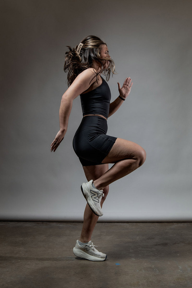 Load image into Gallery viewer, Women's SOHO Fitness Shorts 5" (Black) - Arvada Triathlon Company
