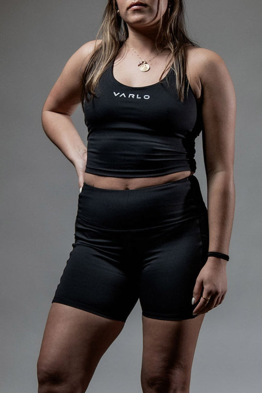 Women's SOHO Fitness Shorts 5" (Black) - Arvada Triathlon Company