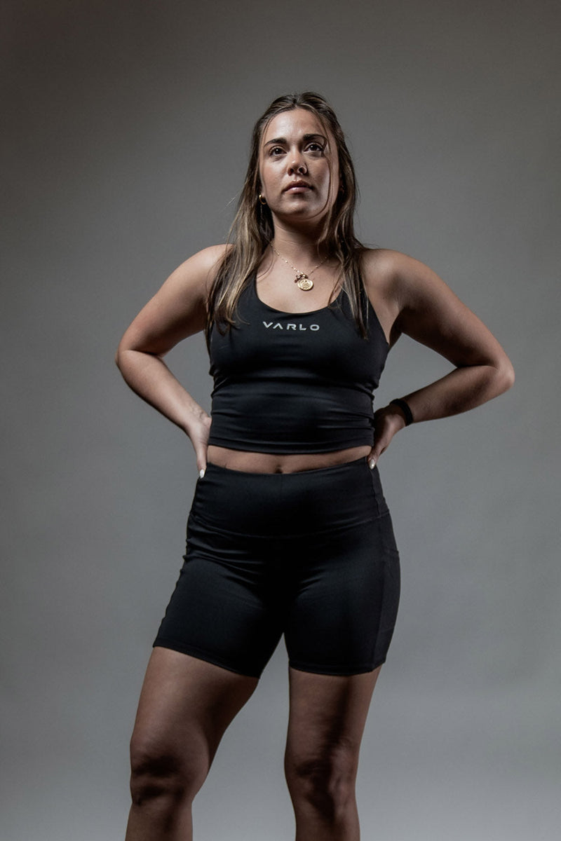 Load image into Gallery viewer, Women's SOHO Fitness Shorts 5" (Black) - Arvada Triathlon Company
