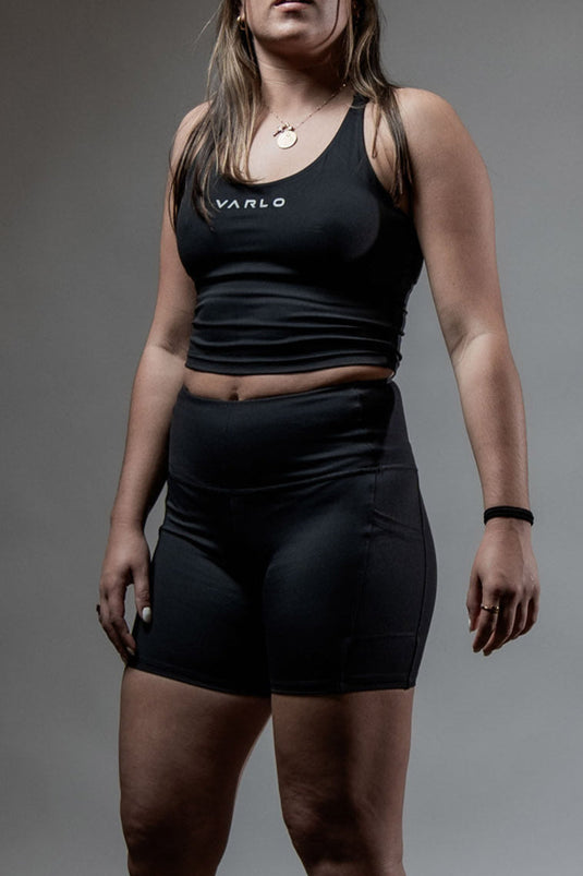 Women's SOHO Fitness Shorts 5" (Black) - Arvada Triathlon Company